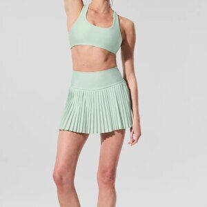 Alo Grand Slam Tennis Skirt in Spearmint